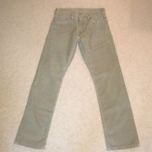 Levi’s men’s slim fit corduroy khaki
